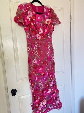 Floral Decal spring Dress